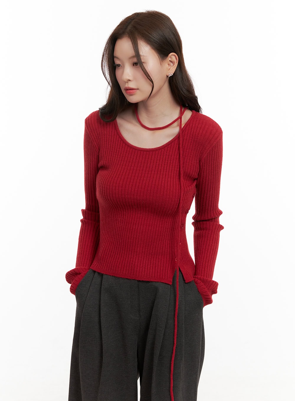 Slim Fit Long Sleeve Sweater OD403