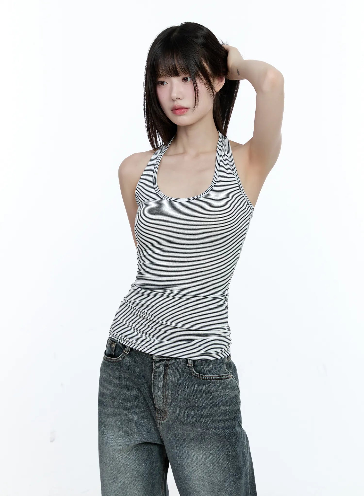 Basic Halter Neck Tank Top CG507