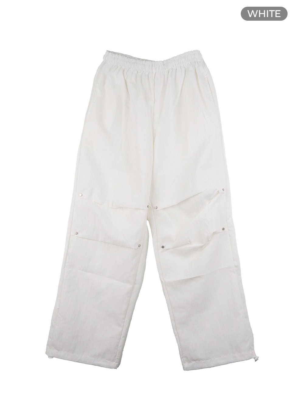 Pintuck Nylon Wide Leg Pants OY408