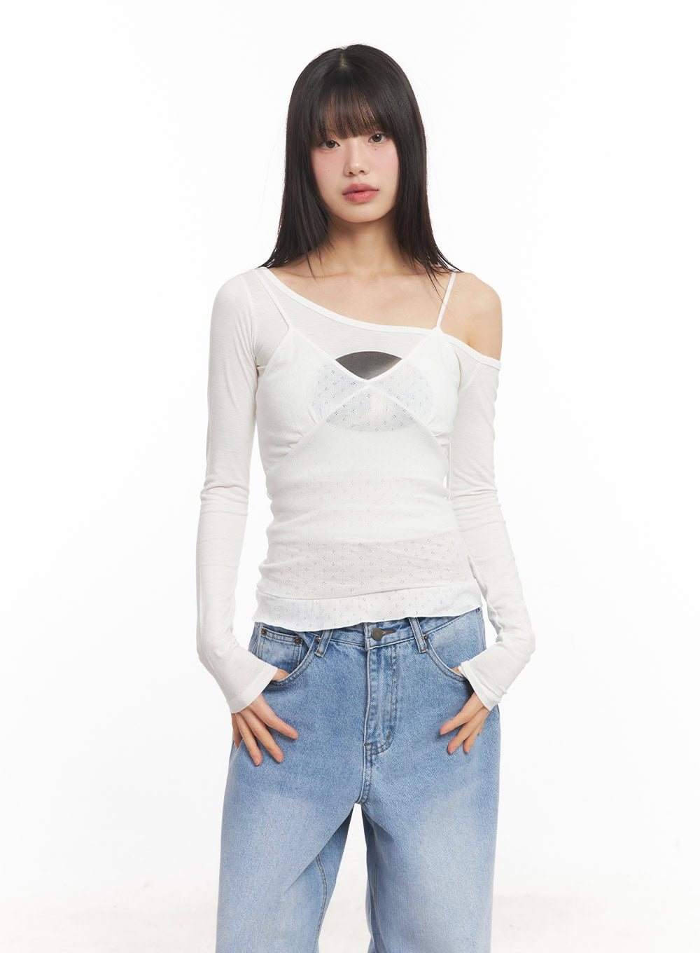 Frill-Trim Cami Top CA523