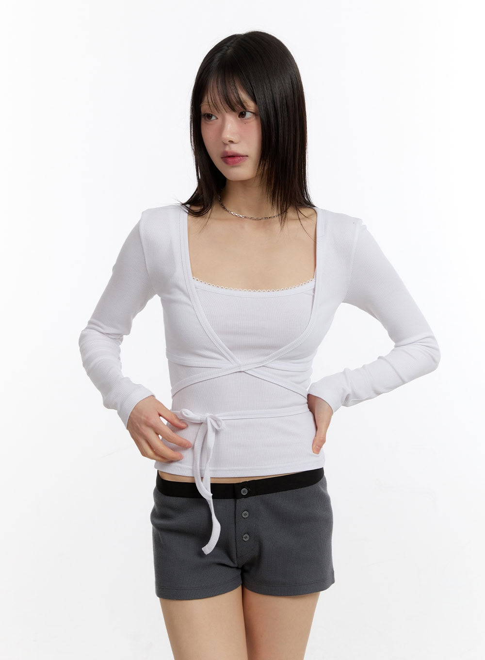 Strap Slim-Fit Bolero CM518