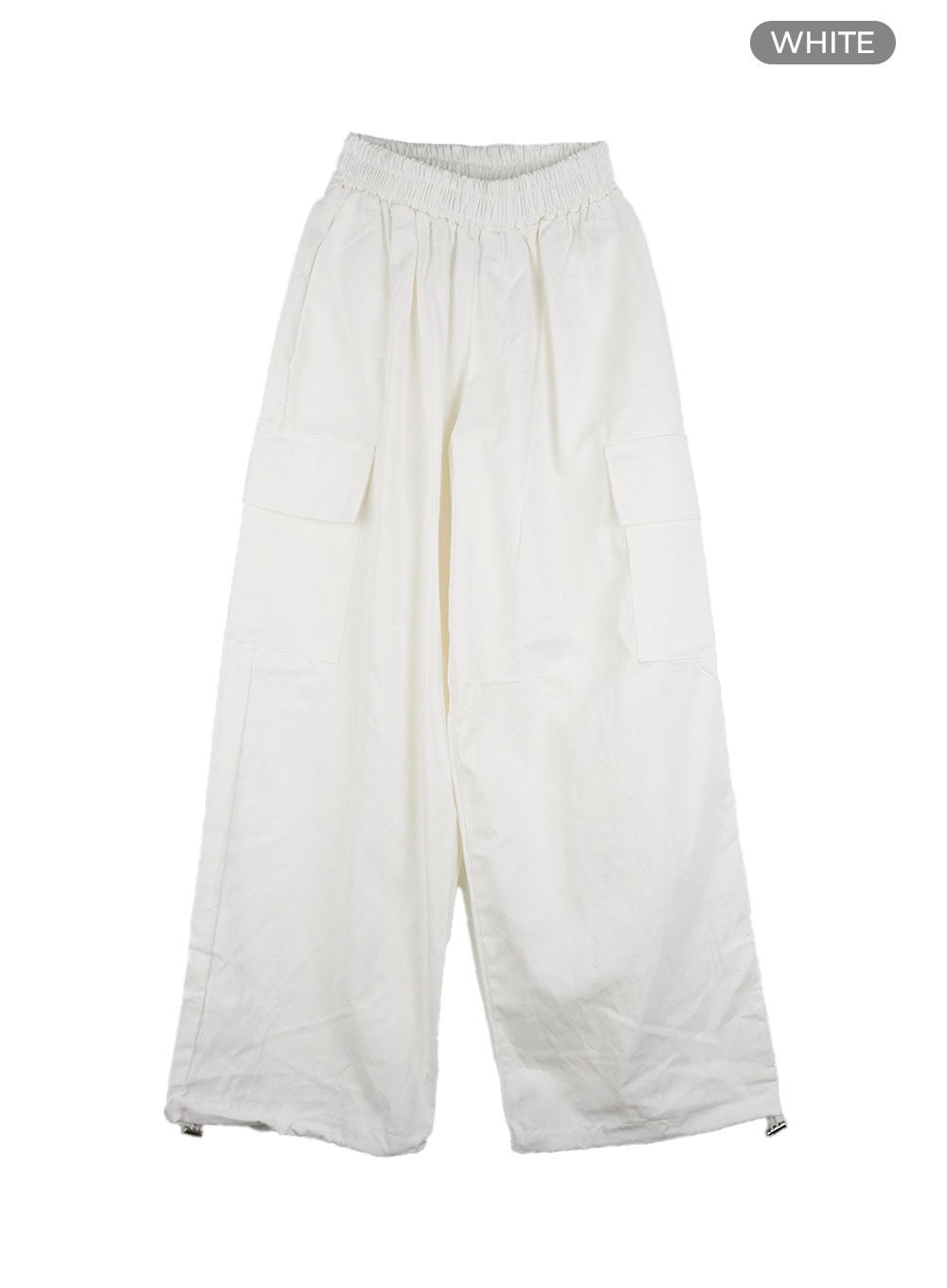 Wide Fit Cargo Cotton Pants CS403