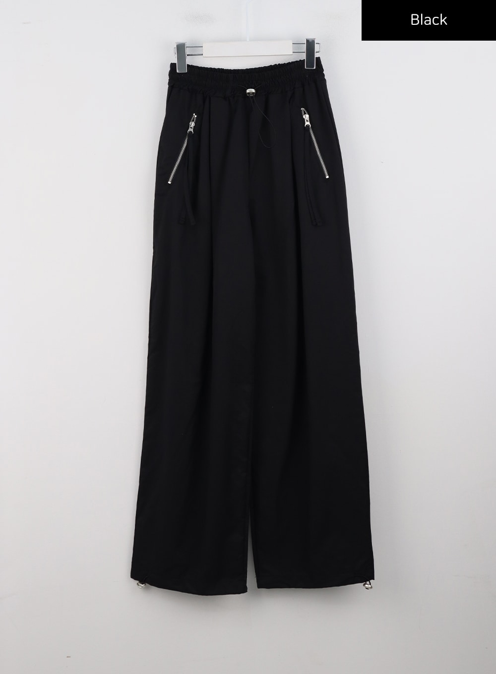 Elastic Waist Nylon Wide-Leg Pants CG329