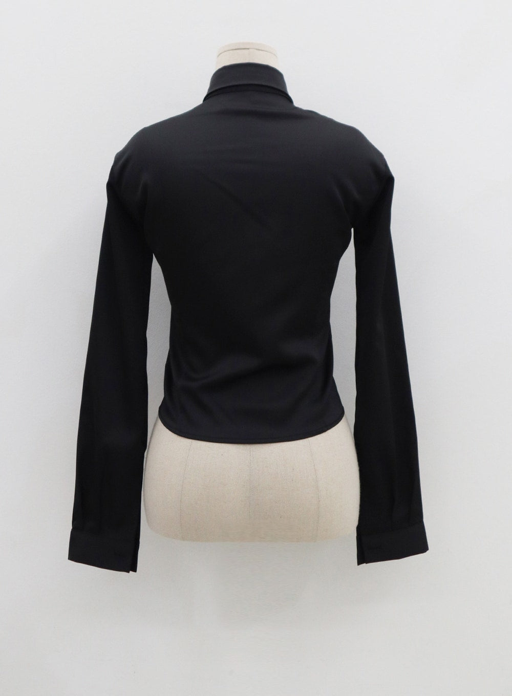 Navy Satin Line Shirt CS14