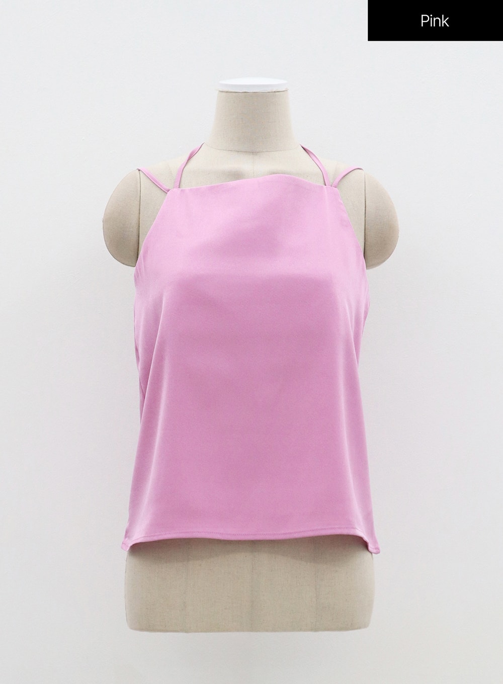 Satin Sleeveless Top OF327