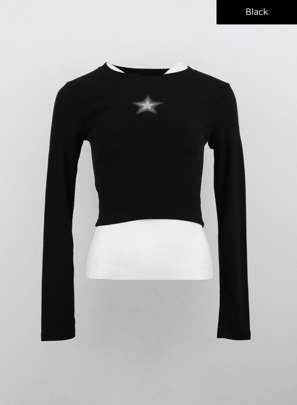 Star Graphic Long Sleeve Slim Fit Tee CG315