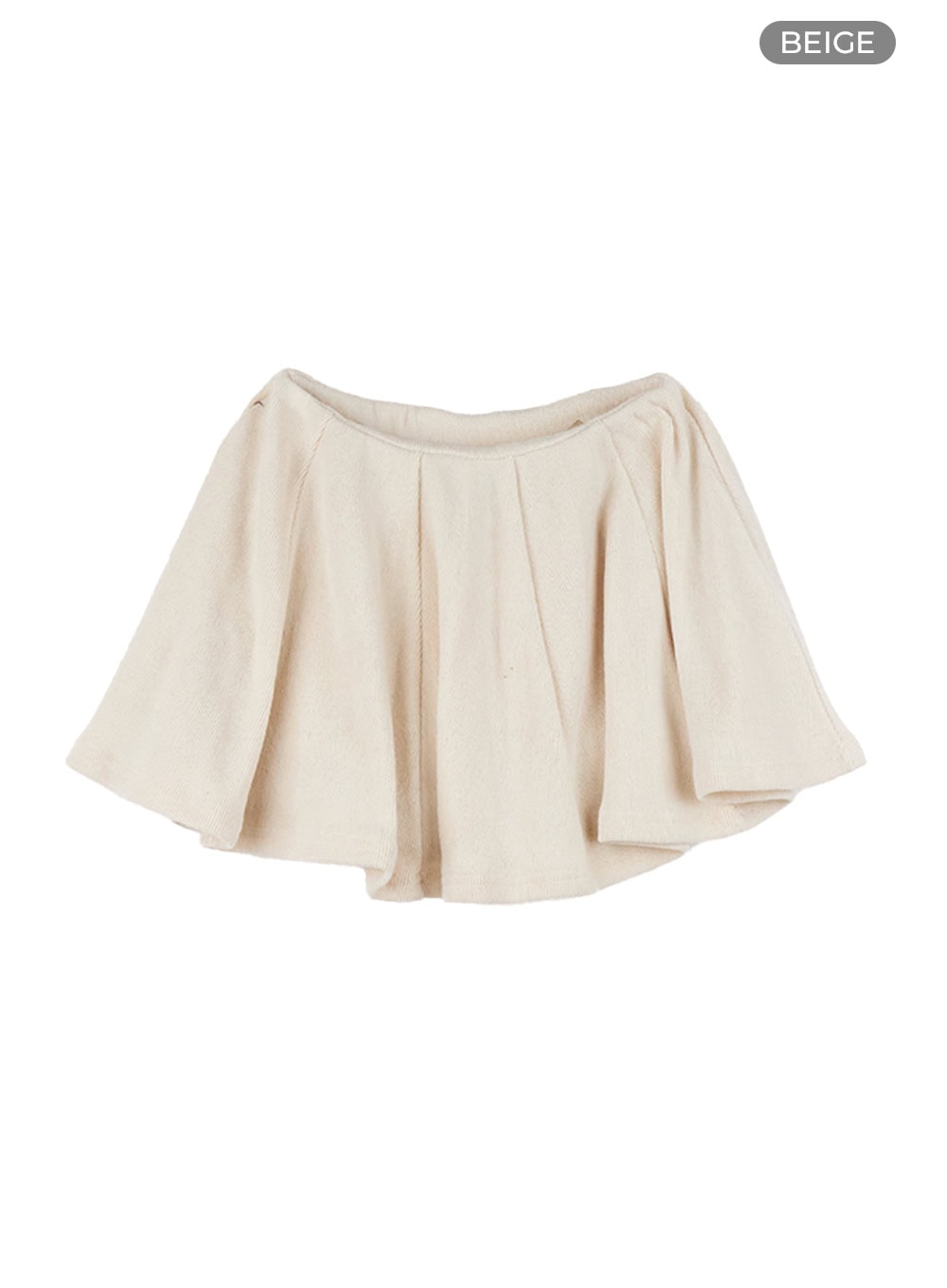 Chic Flared Polyester Mini Skirt CS425