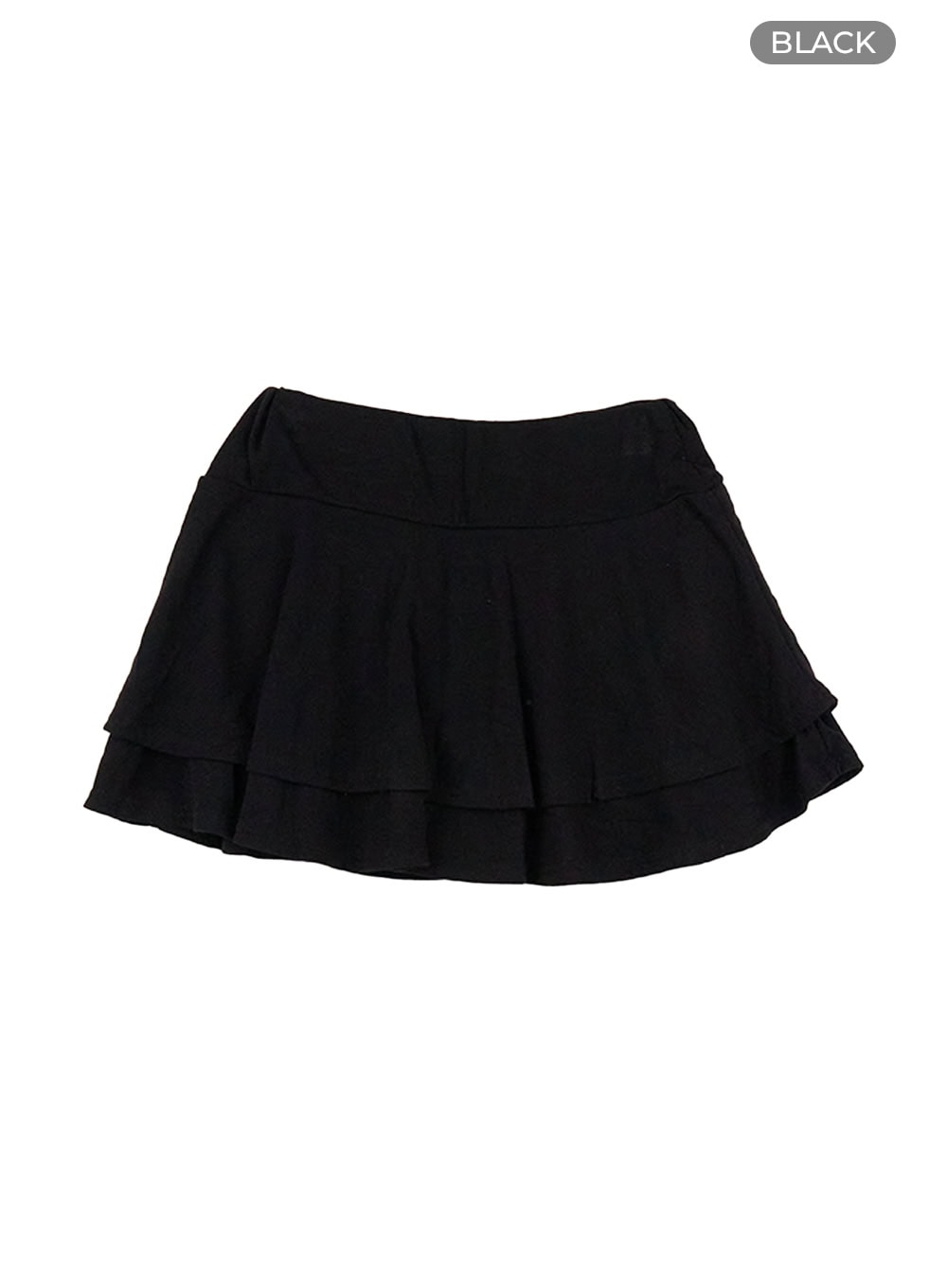 Chic Ruffle Band Mini Skirt CS410