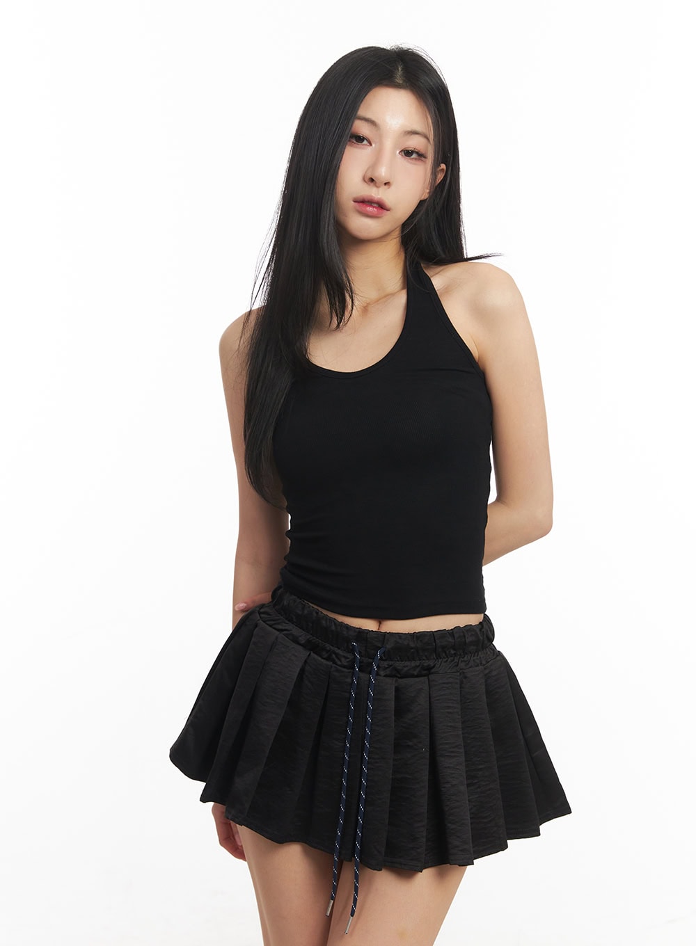 Essential Halter Crop Tank Top CA503