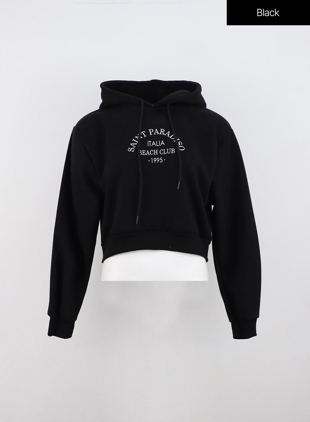 Lettering Hooded Crop Sweatshirt ON315