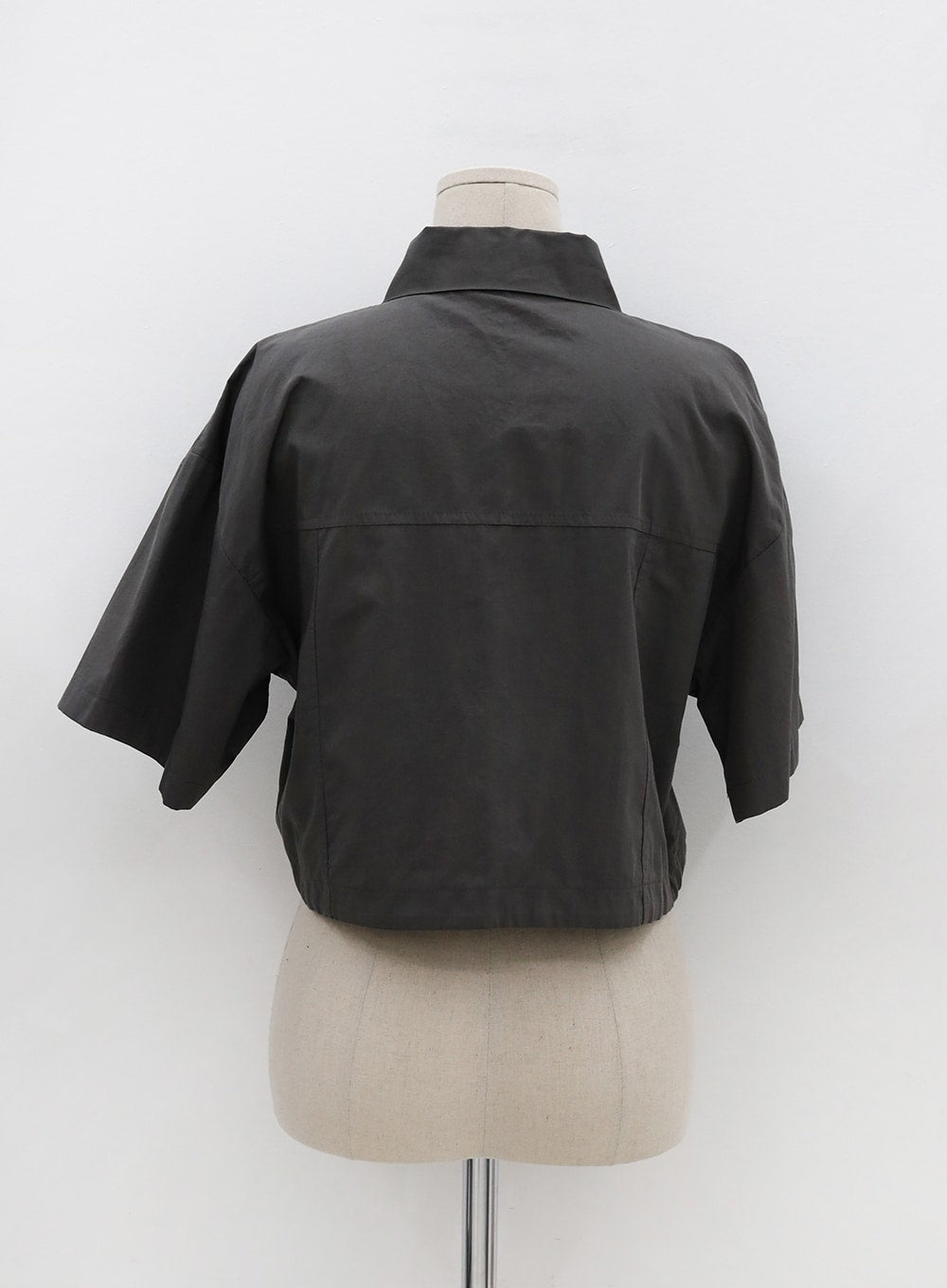 Drawstring Cropped Shirt UU1407