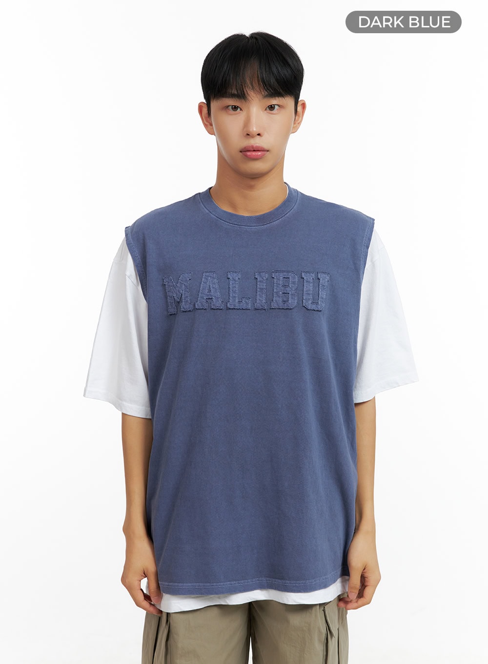 Men's Oversize Contrasting T-Shirt CL429