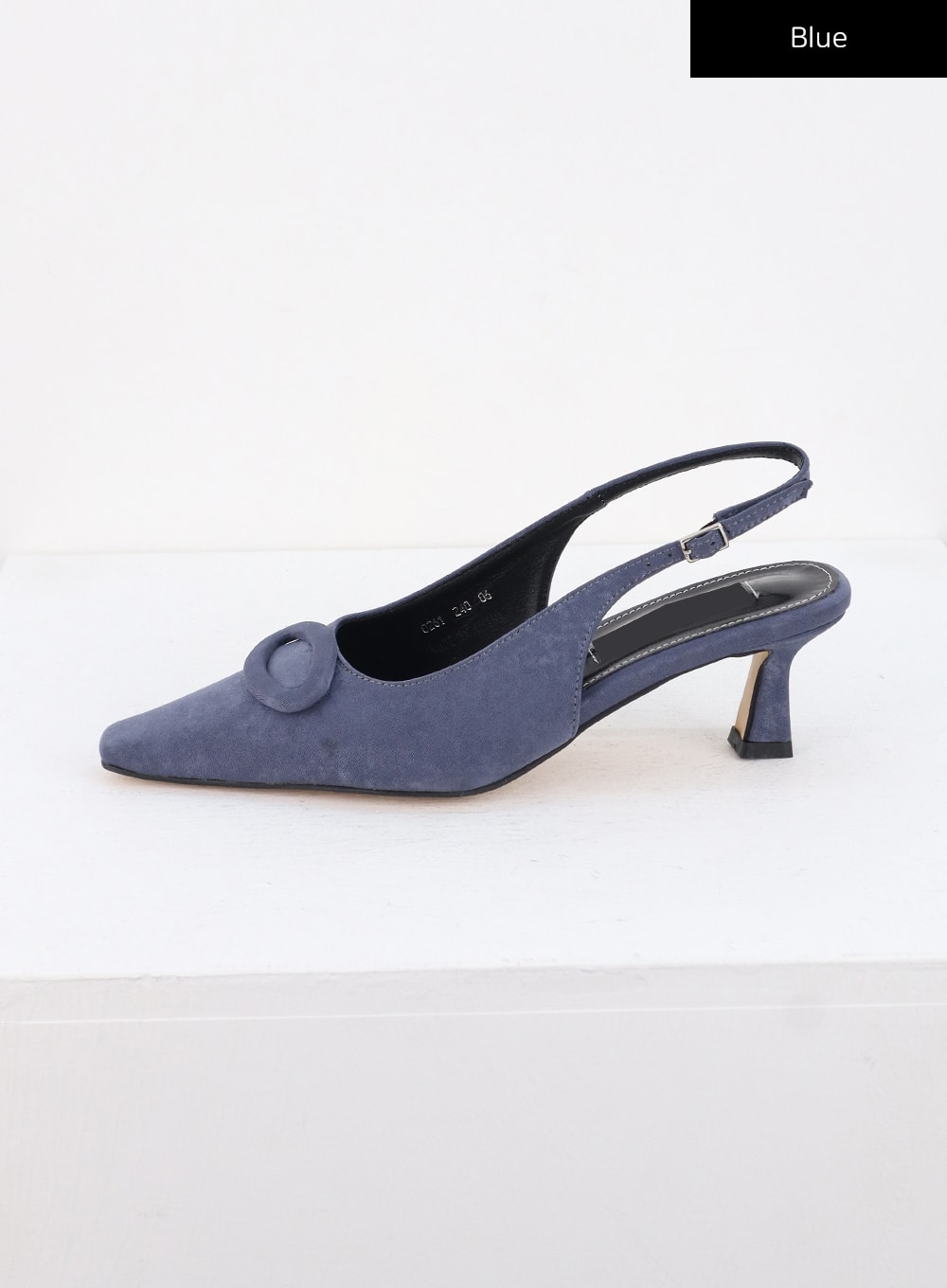 Faux Leather Slingback Heels CS303