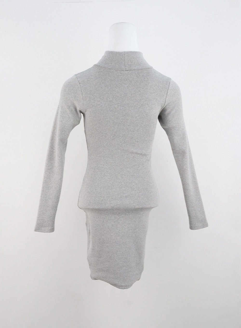 Half Turtle Neck Mini Dress CN321