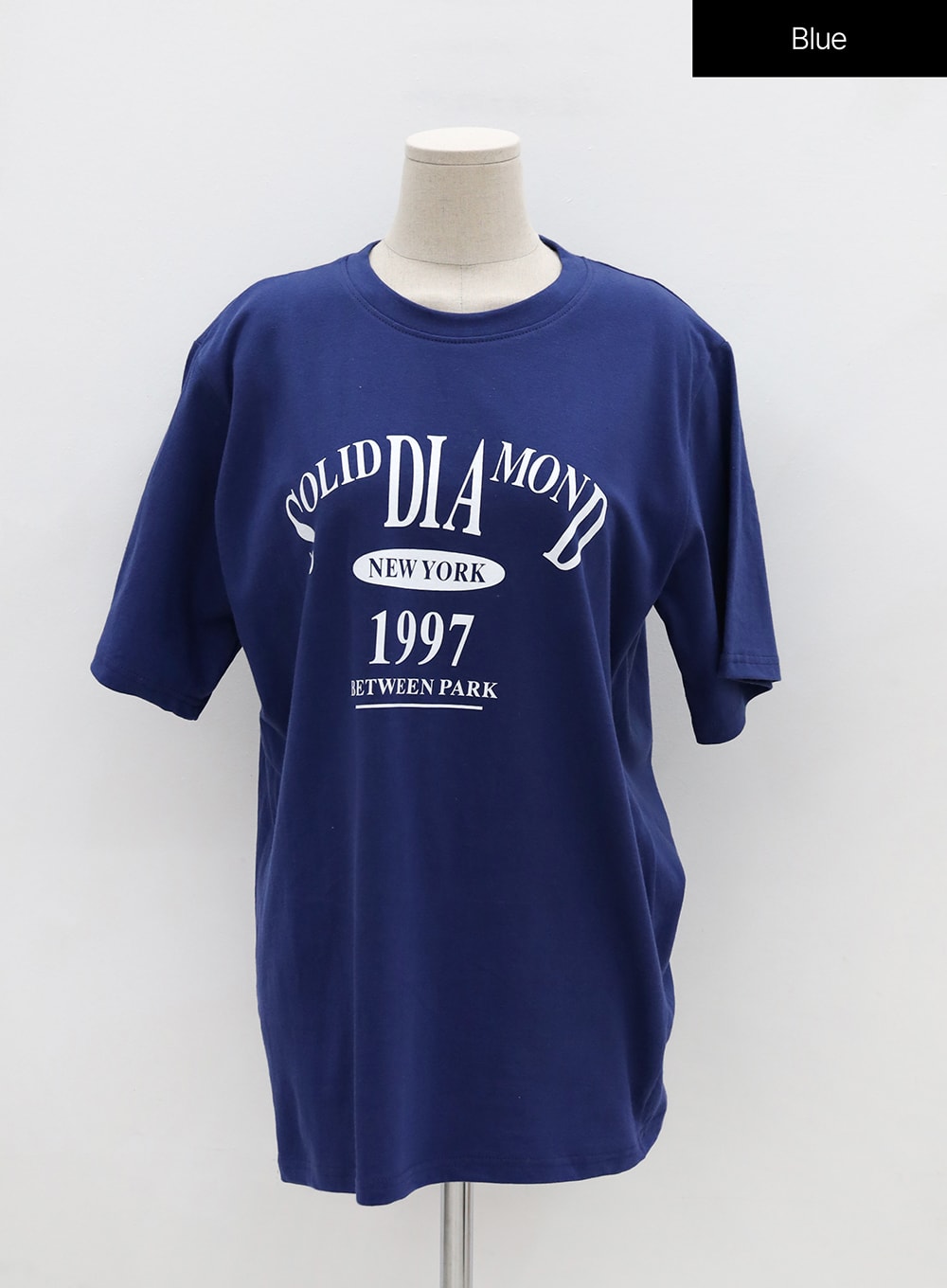 Solid Lettering Oversized Cotton Tee OU28