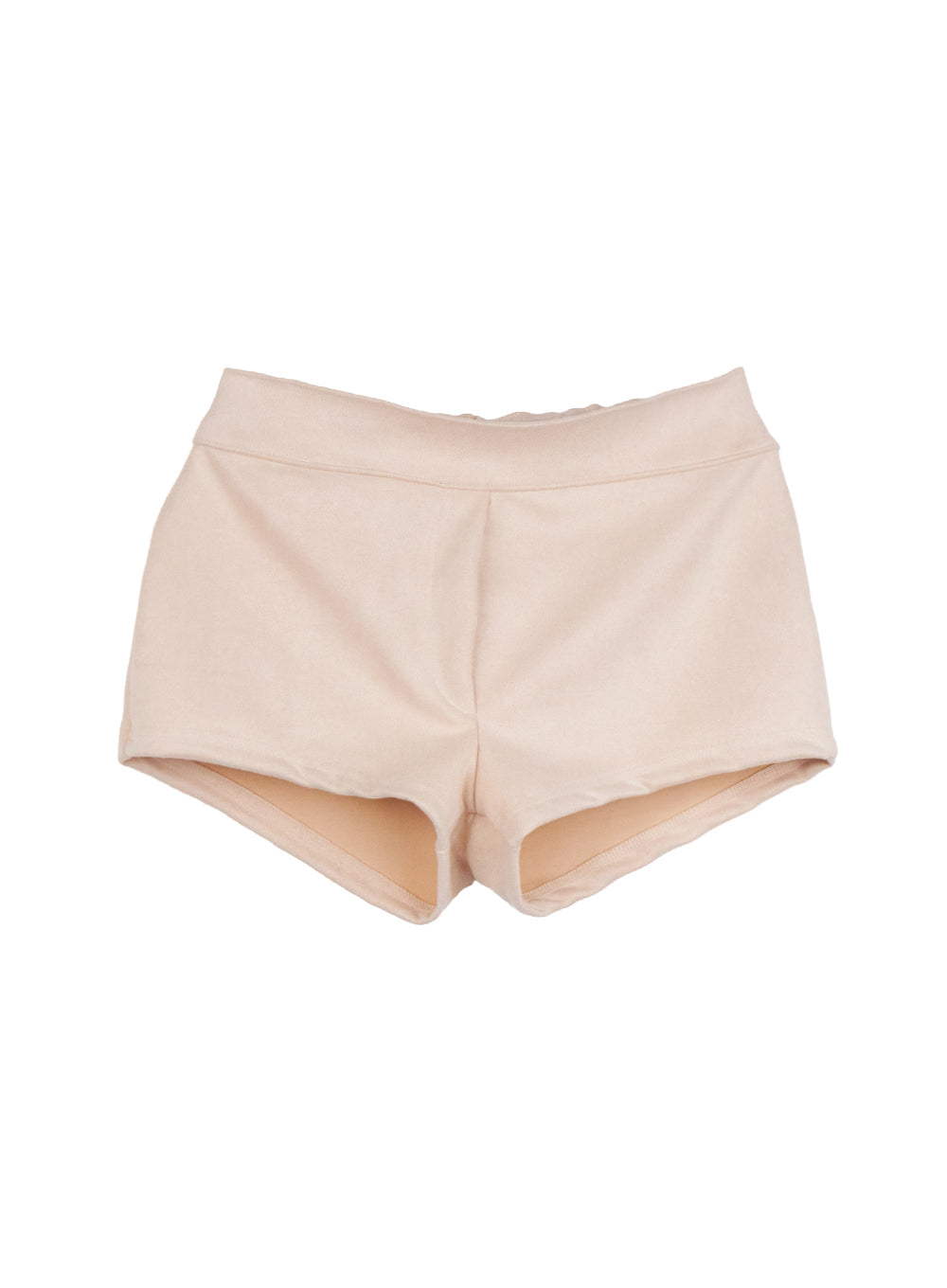 Solid Stretch Suede Shorts CN422