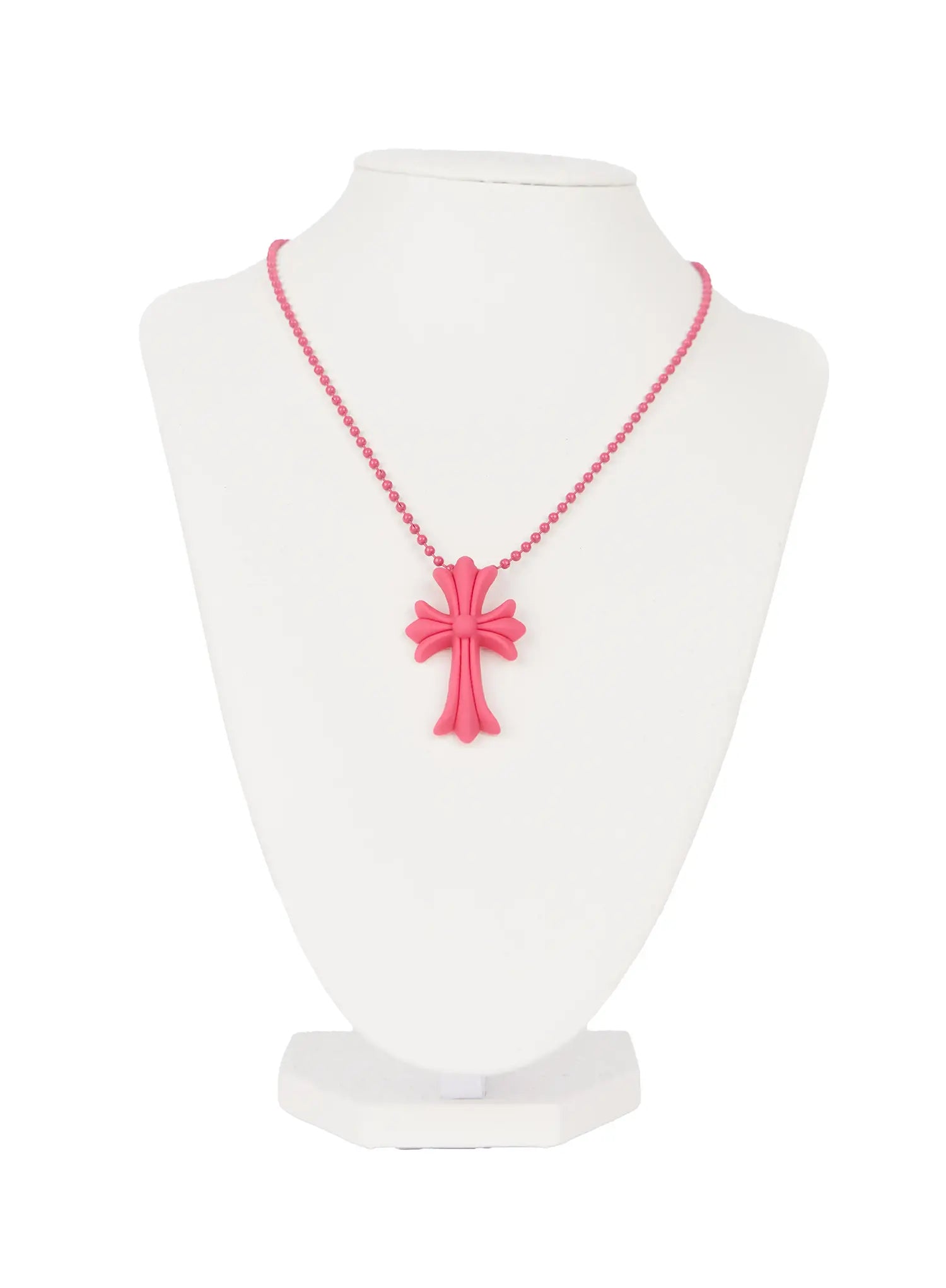 Black Cross Pendant Necklace CL528