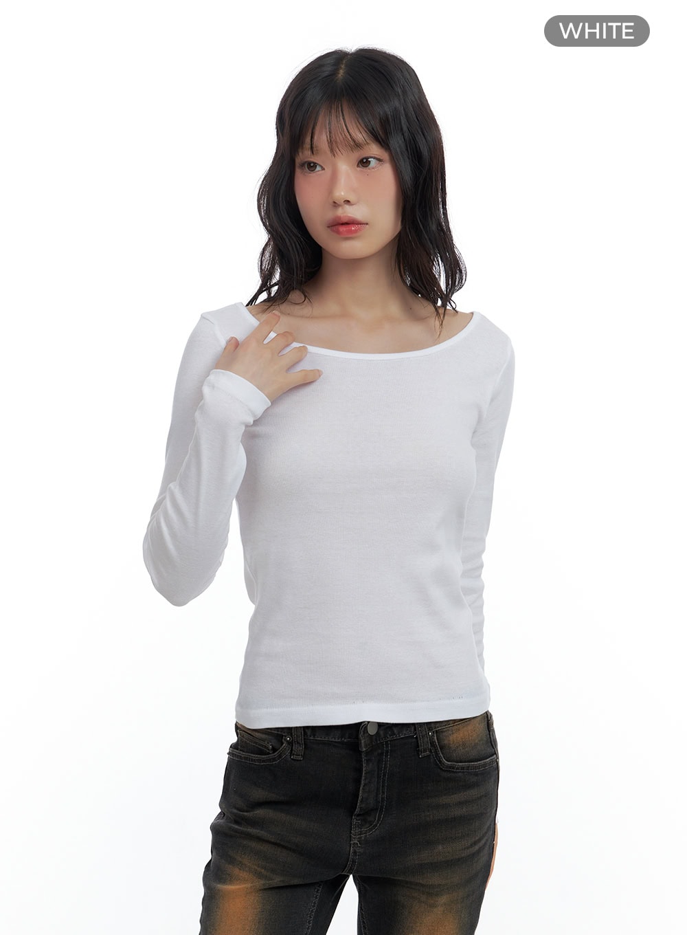 Basic Slim Fit U Neck T-Shirt CS420