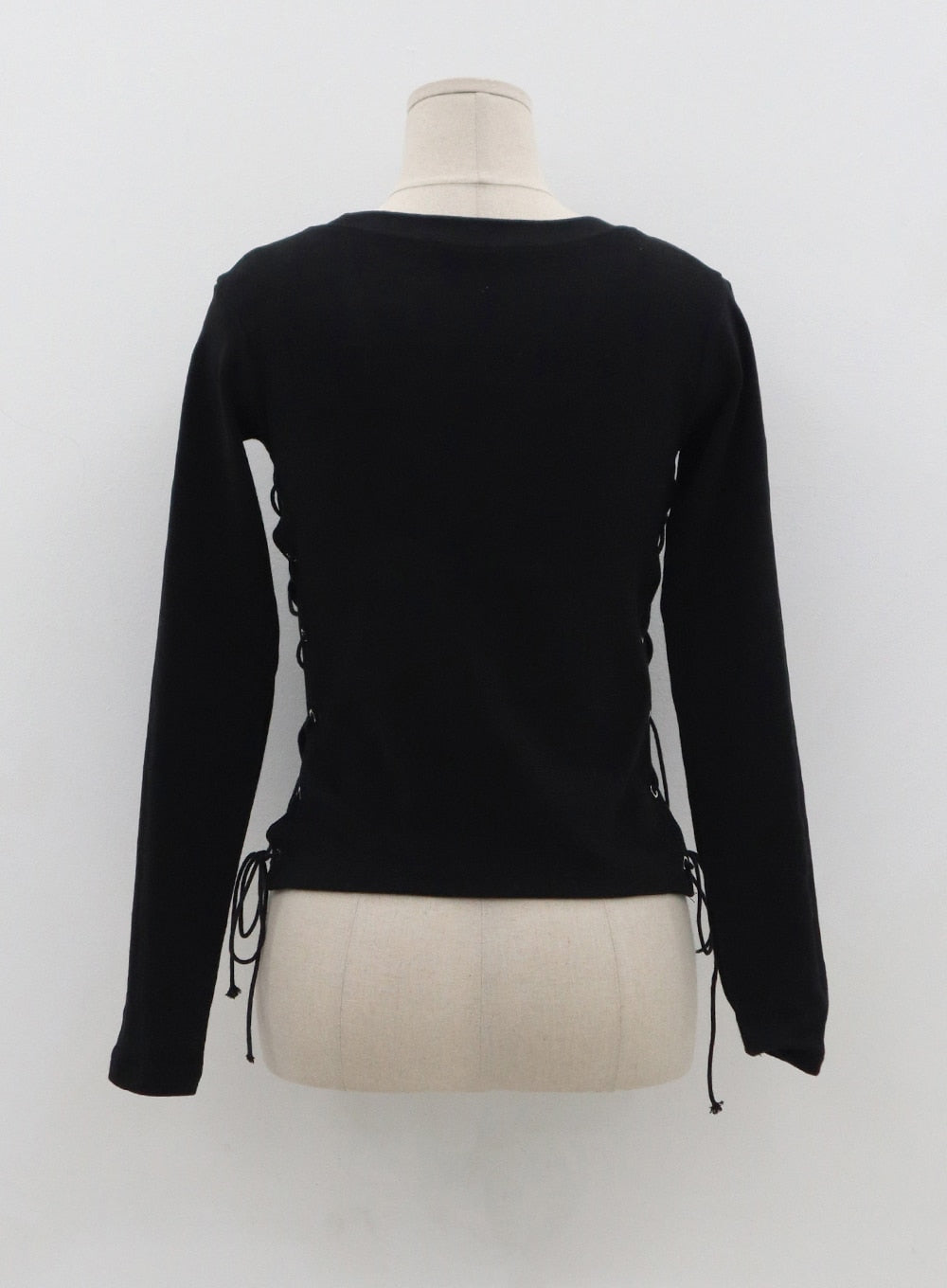 Lettering Print Side Cross Tie Top CO18