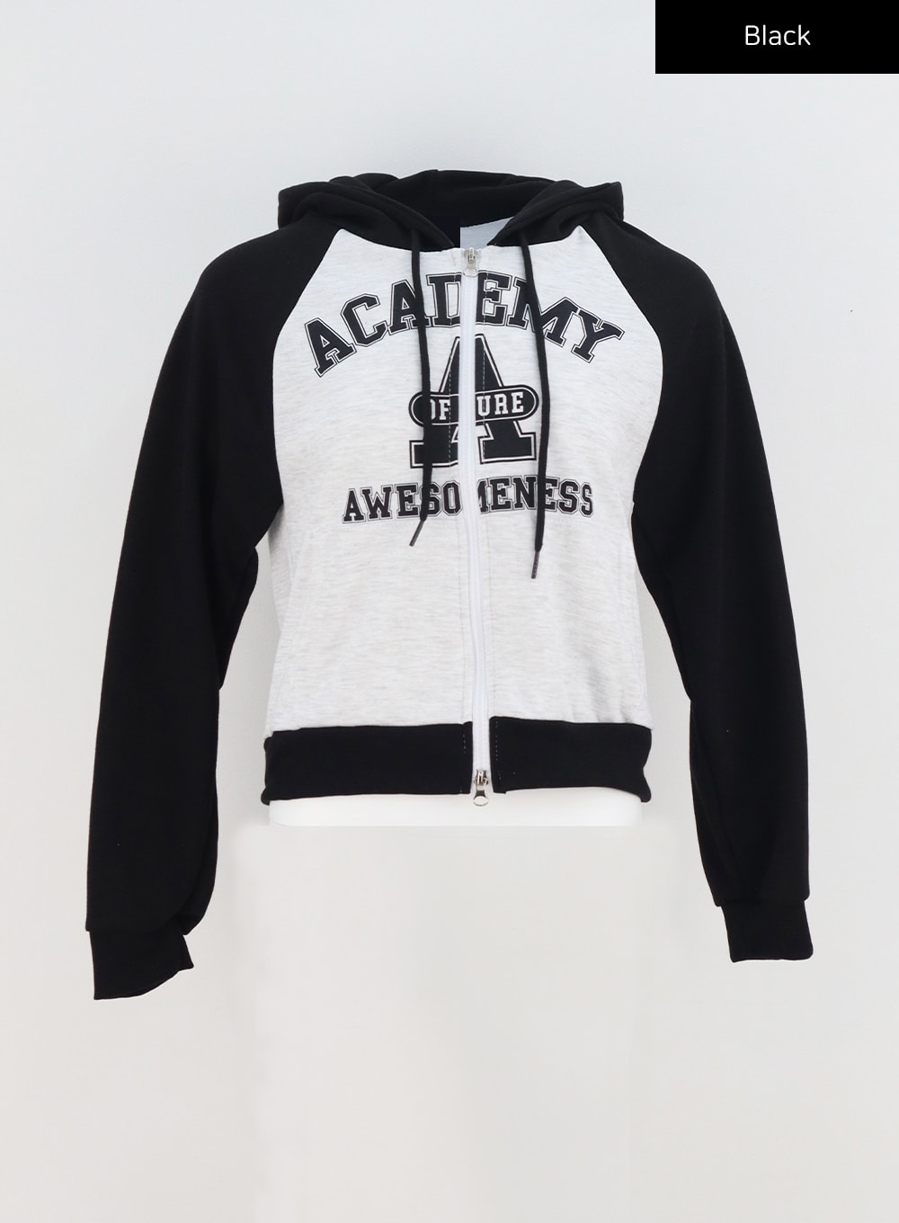 Graphic Zip-Up Hoodie CA318