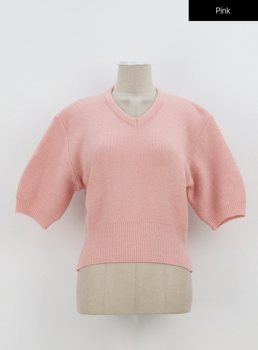Half Sleeve V-Neck Sweater OA305