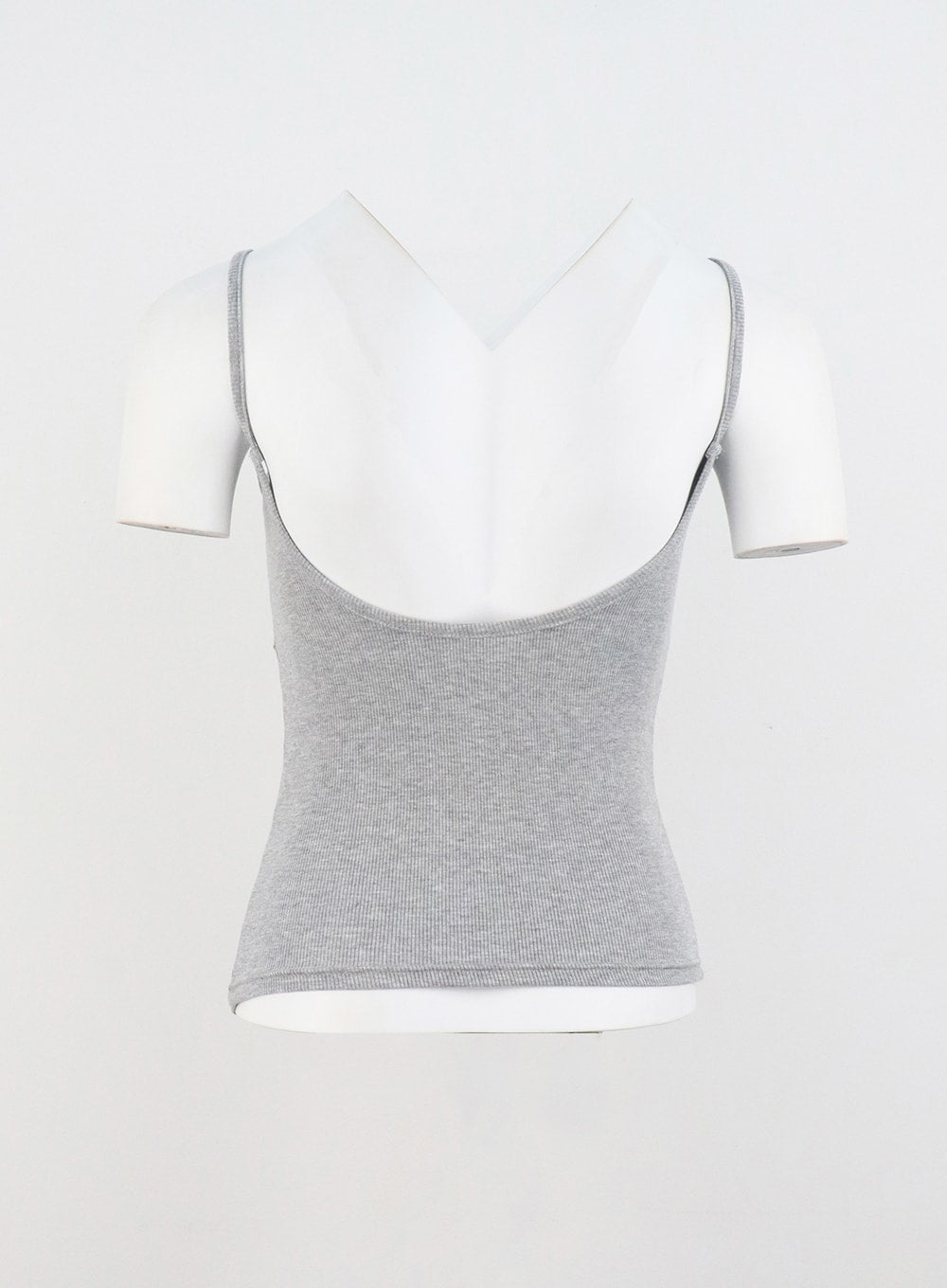 Scoop Neck Ribbed Top CL313