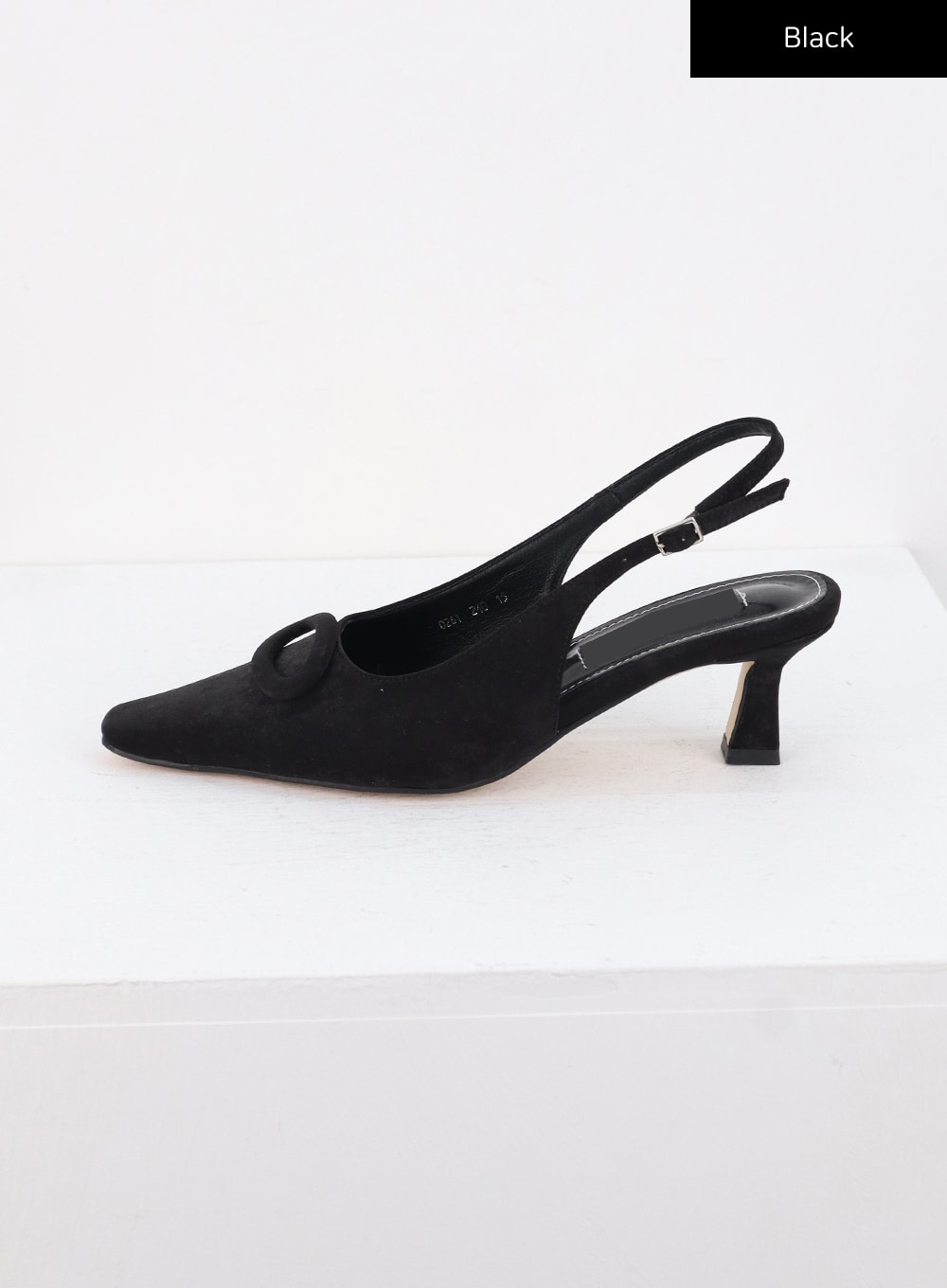 Faux Leather Slingback Heels CS303