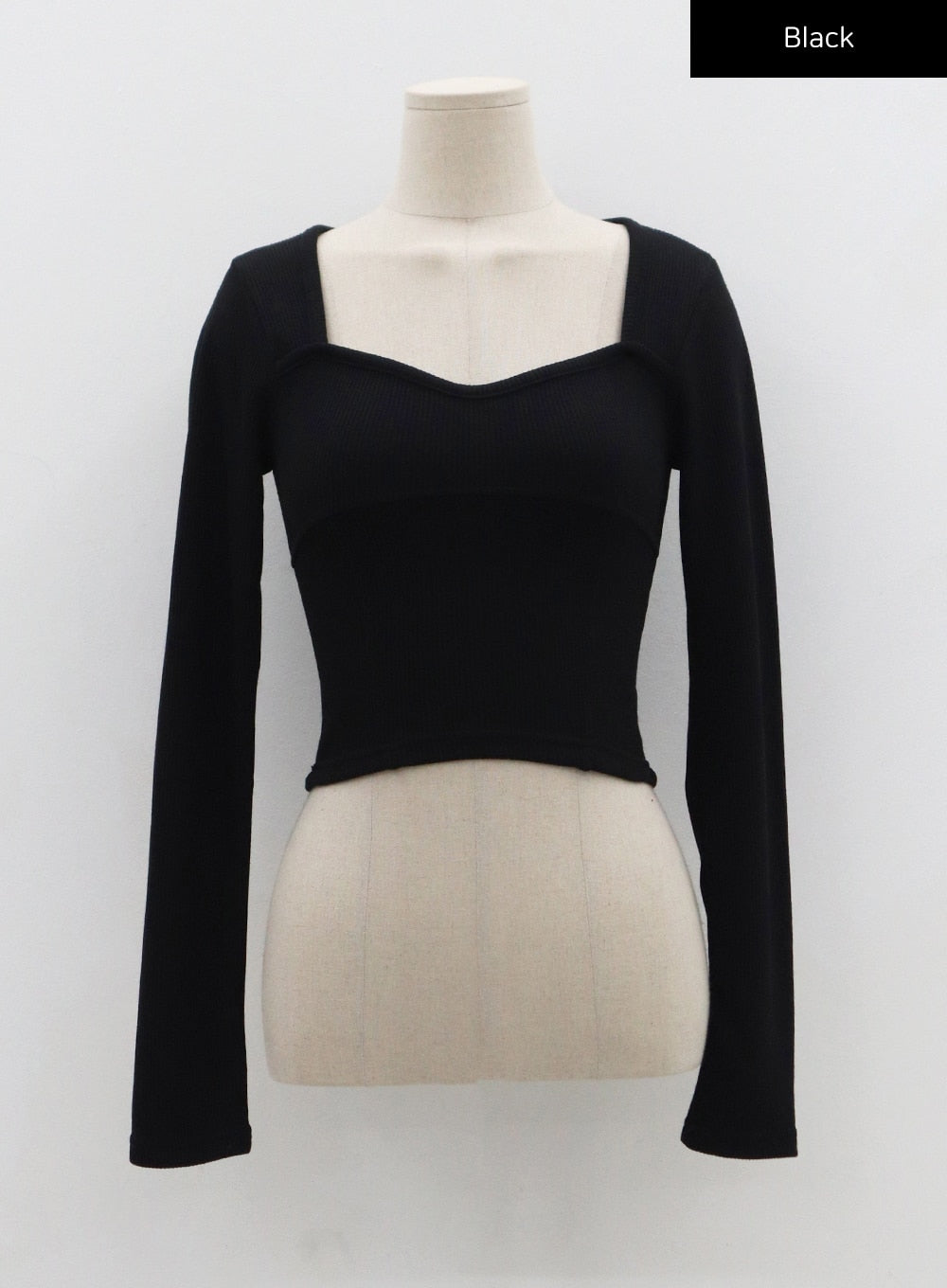 Heart Neck Crop T-Shirt CO11