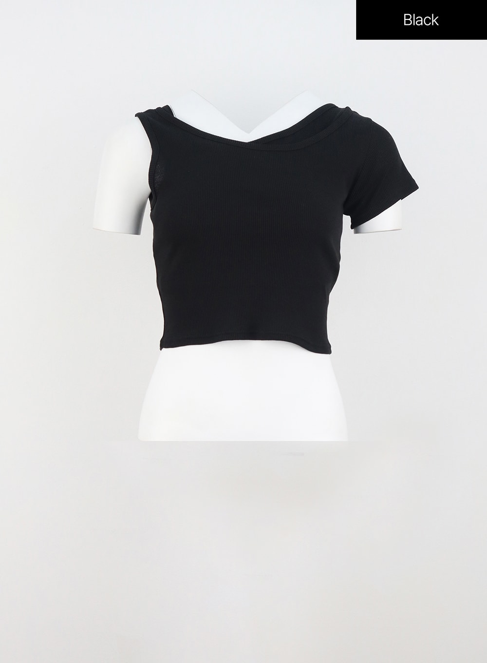 Layered Cropped Tee OU319