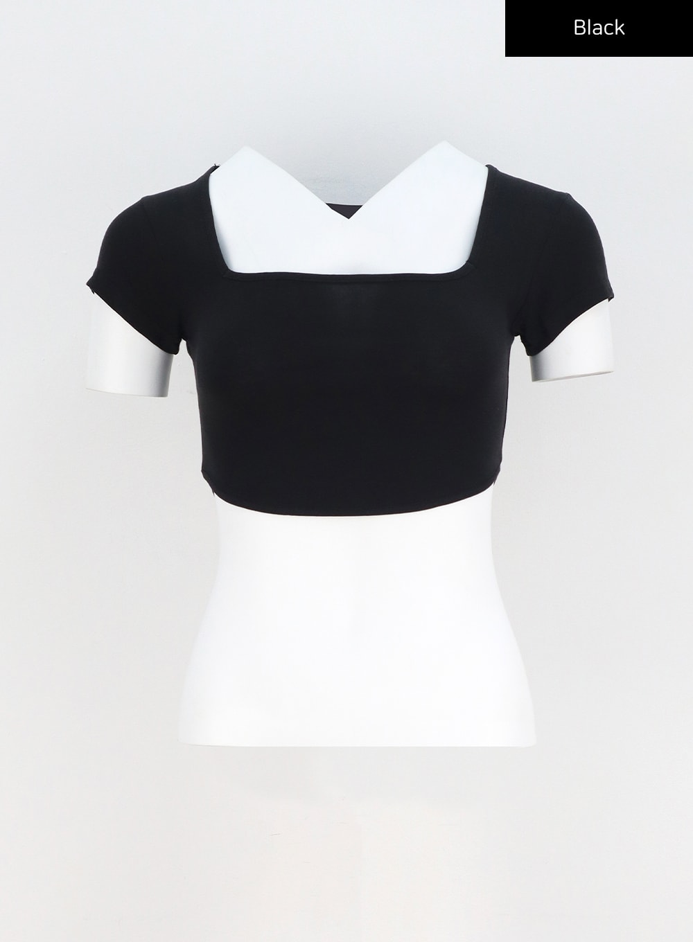 Square Neck Cropped Tee CY312