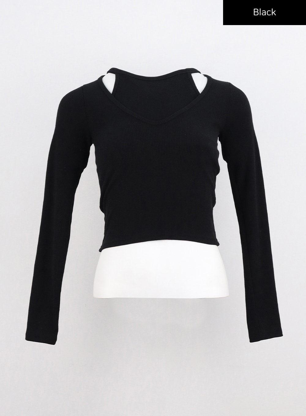 Halter Neck Layered Crop Tee CN301