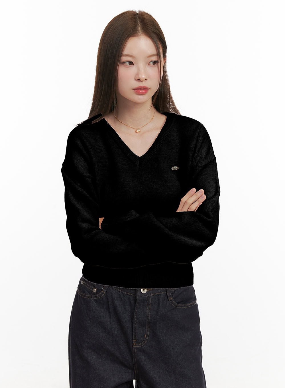 Cozy V-Neck Sweater OD417