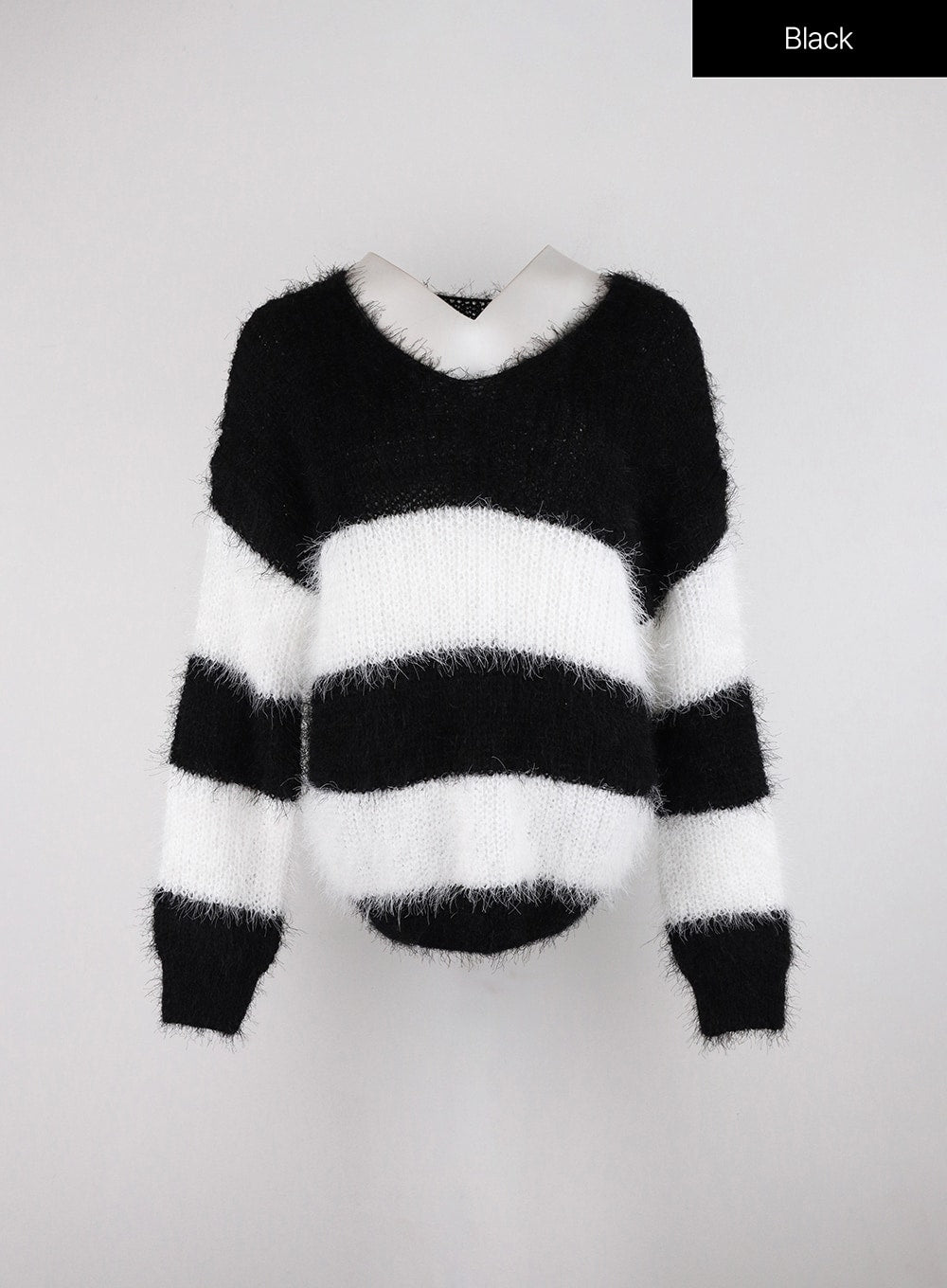 Wool-Blend Stripe Sweater OD326