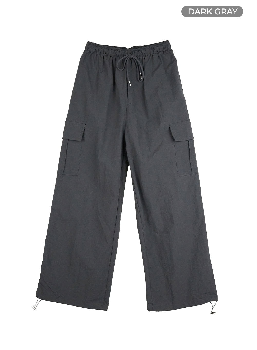 Nylon Cargo Pocket String Pants OL411
