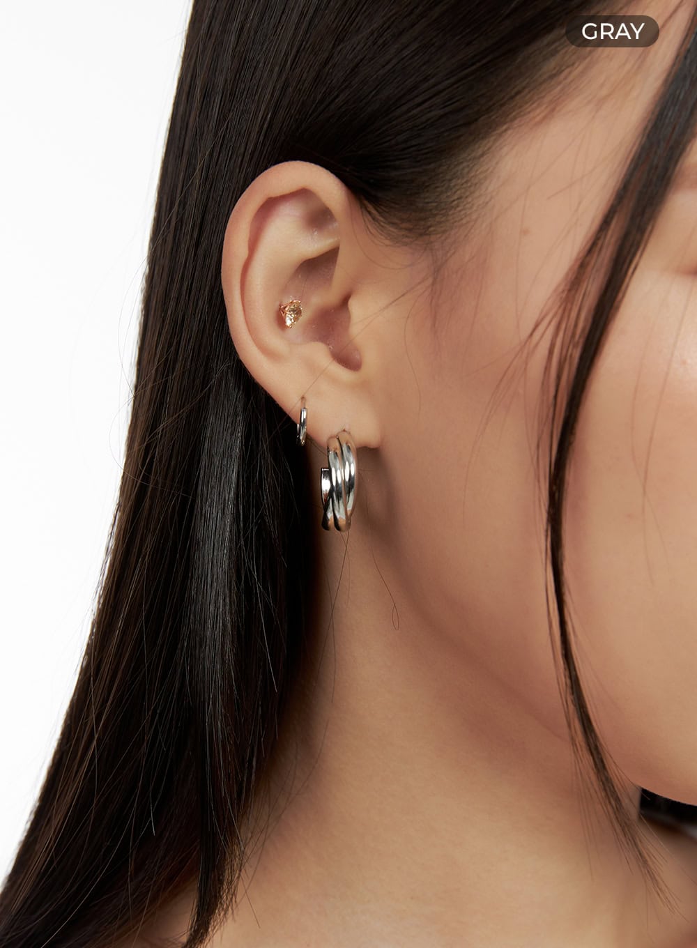 Two Line Ling Earrings IL404