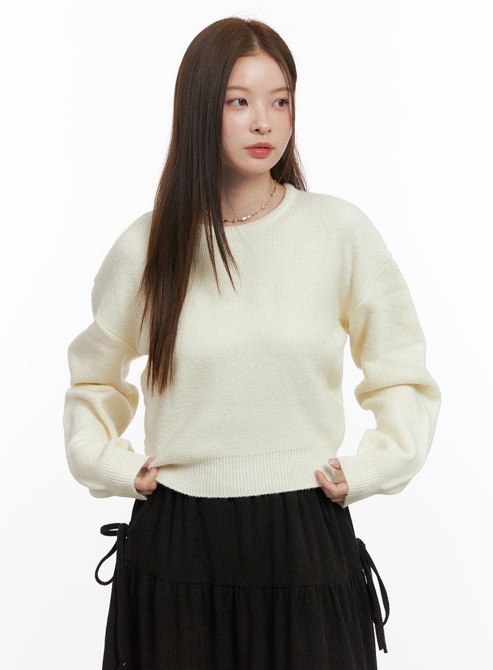 CozyChic Solid Knit Sweater OD417