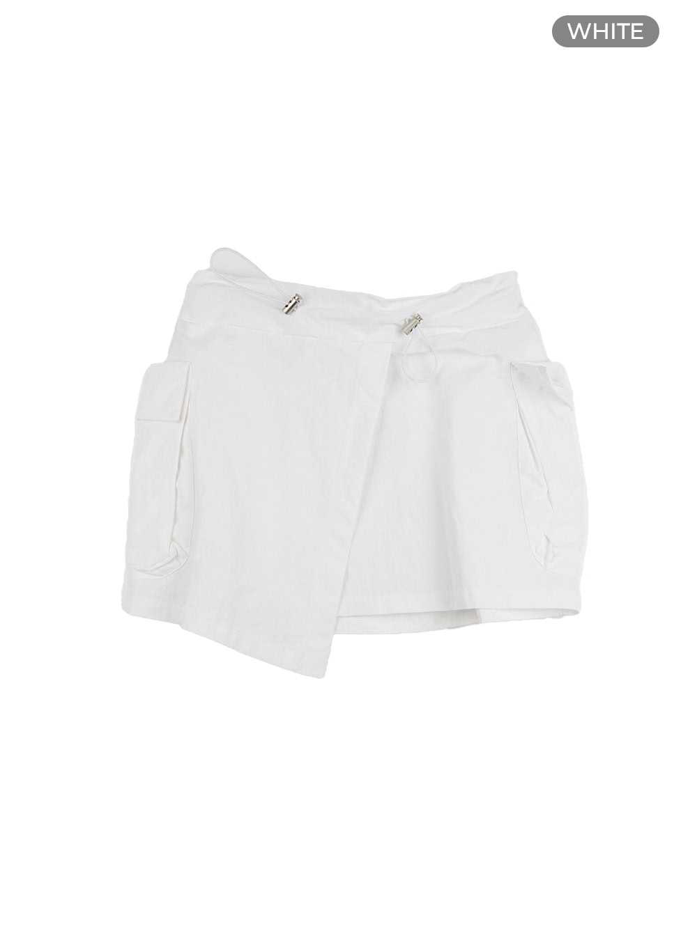 Unbalanced Cargo Mini Skirt CL403