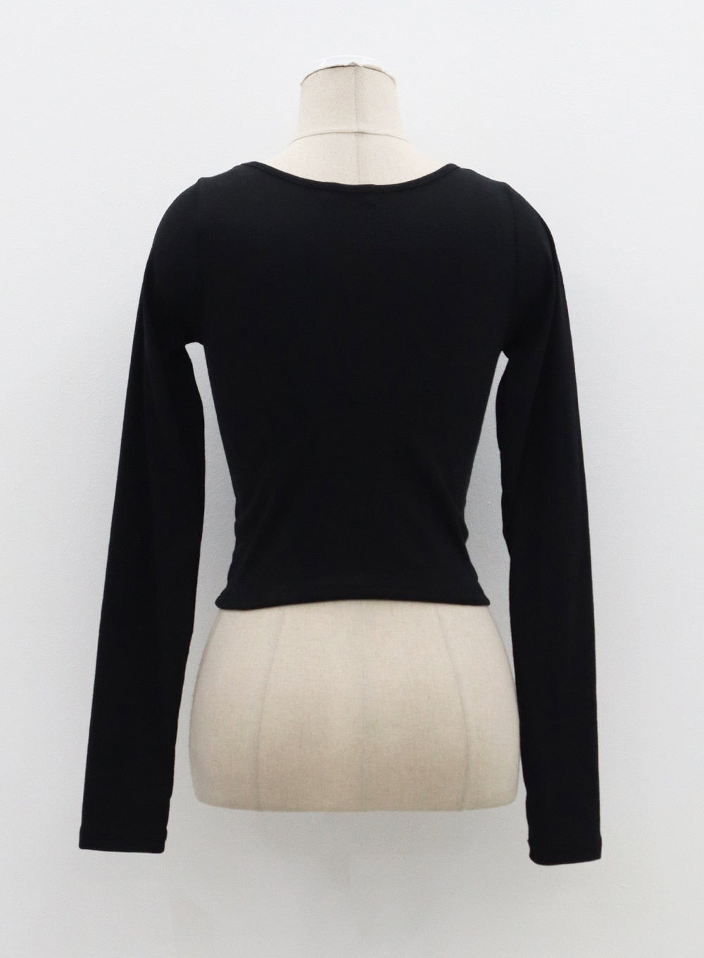 Scoop Neck Cropped Top CF309