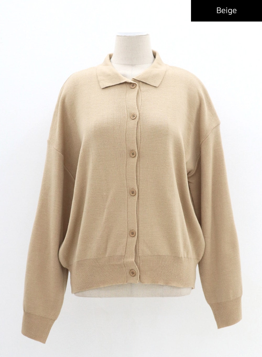 Button Collar Cardigan CM315