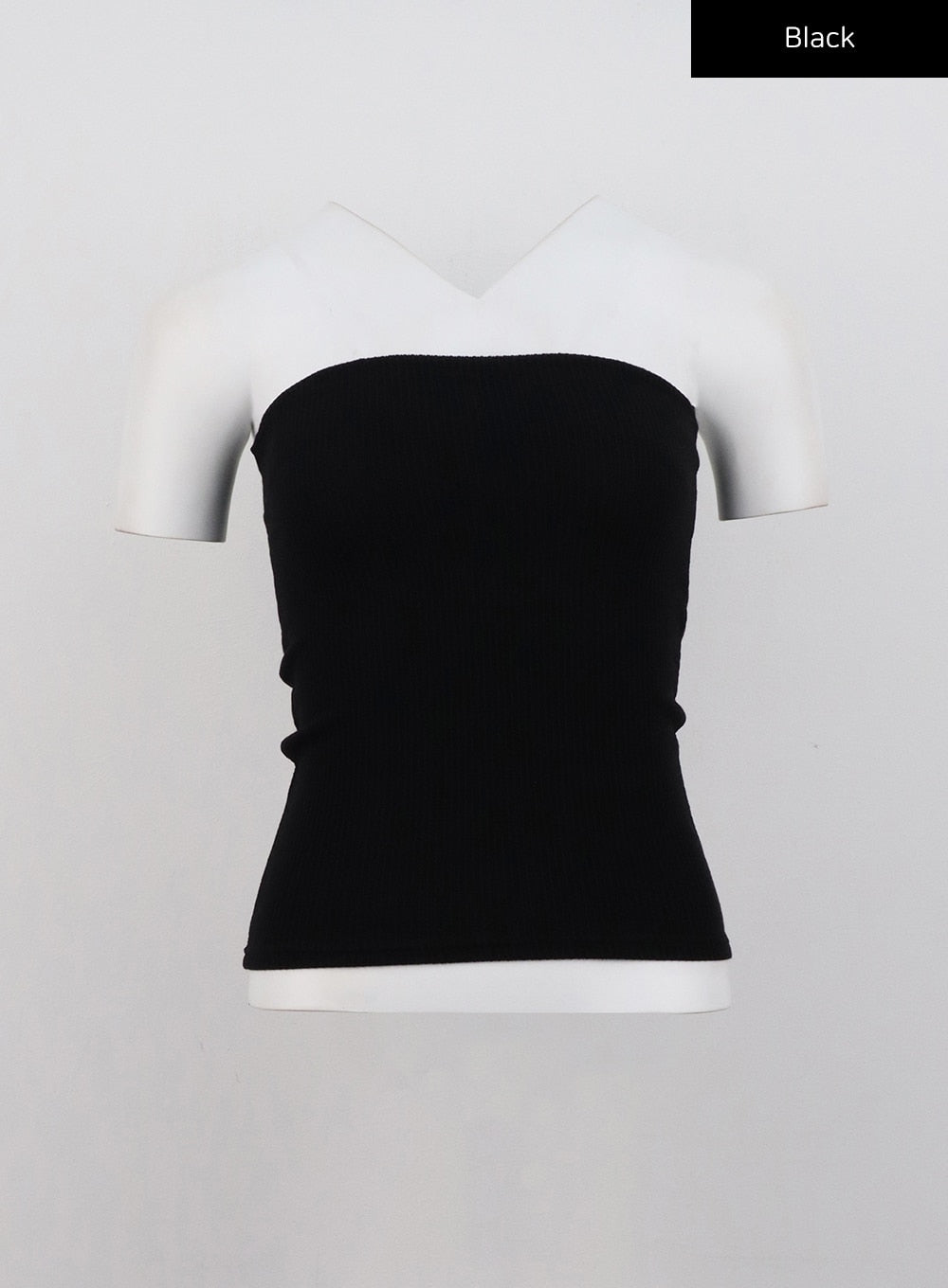 Ribbed Knit Tube Top CG301