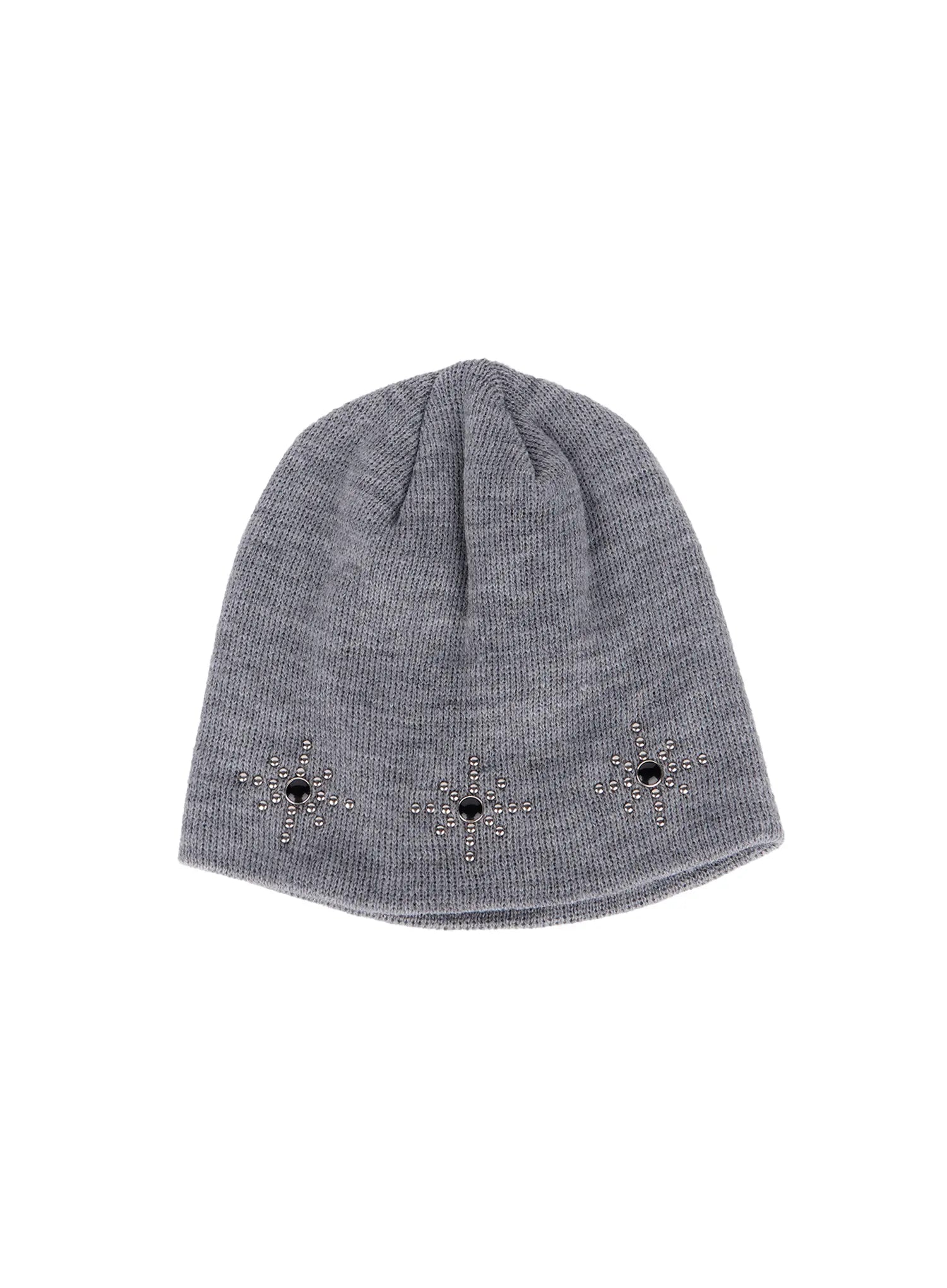 Boho Studded Ribbed Beanie CS503