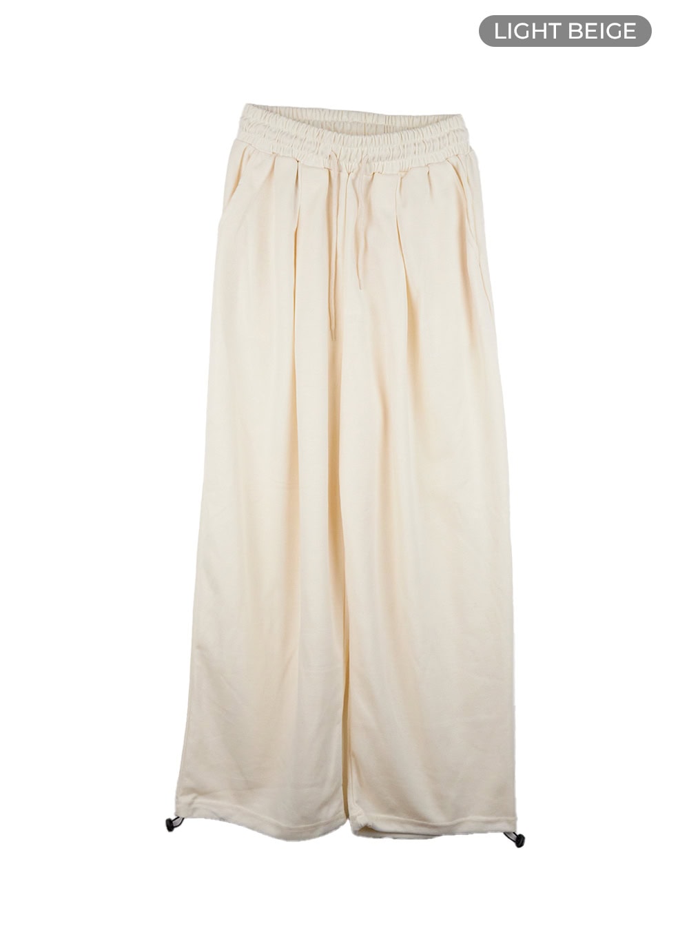 String Pintuck Wide Sweatpants CO419