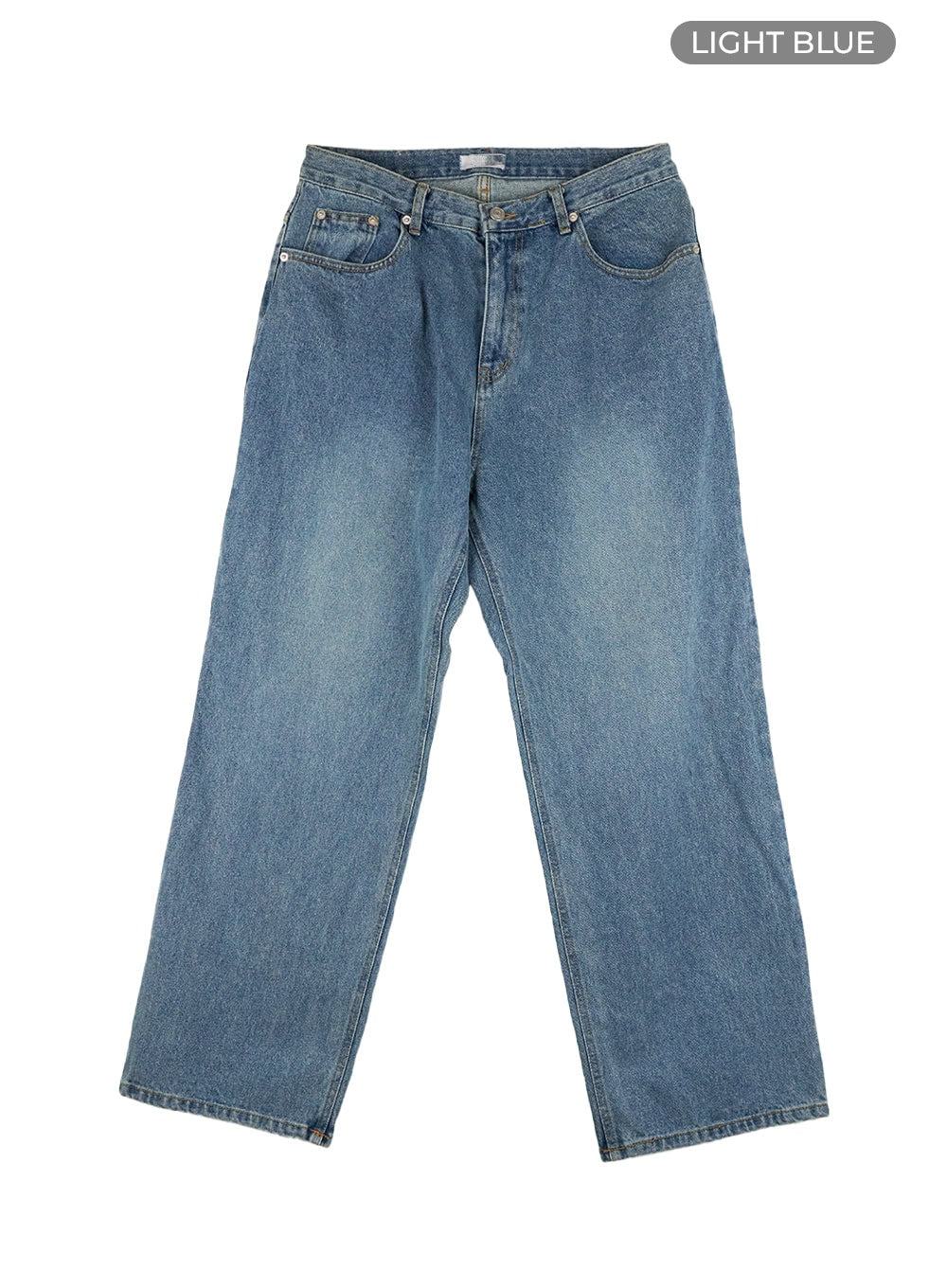 Men's Wide Fit Washed Baggy Jeans CL429