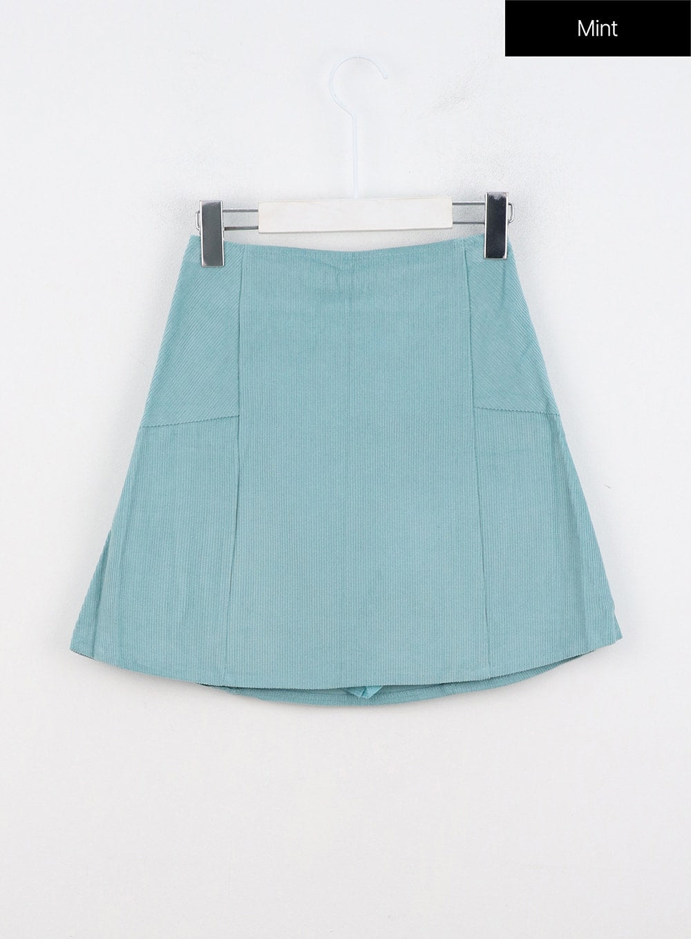 Corduroy Banded Mini Skirt OO331