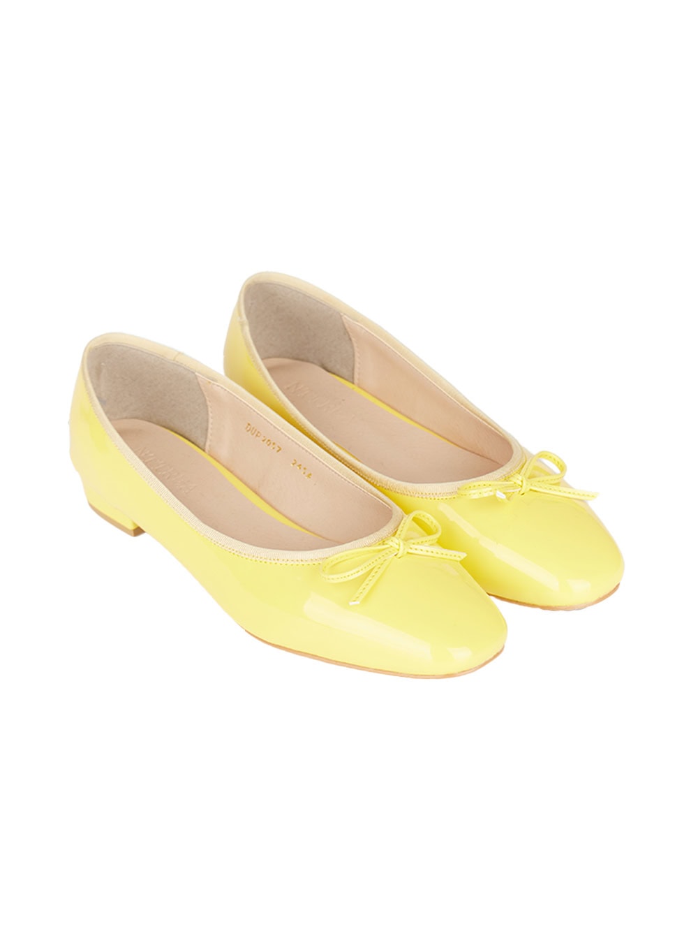 Ribbon Gloss Ballet Flats CY515