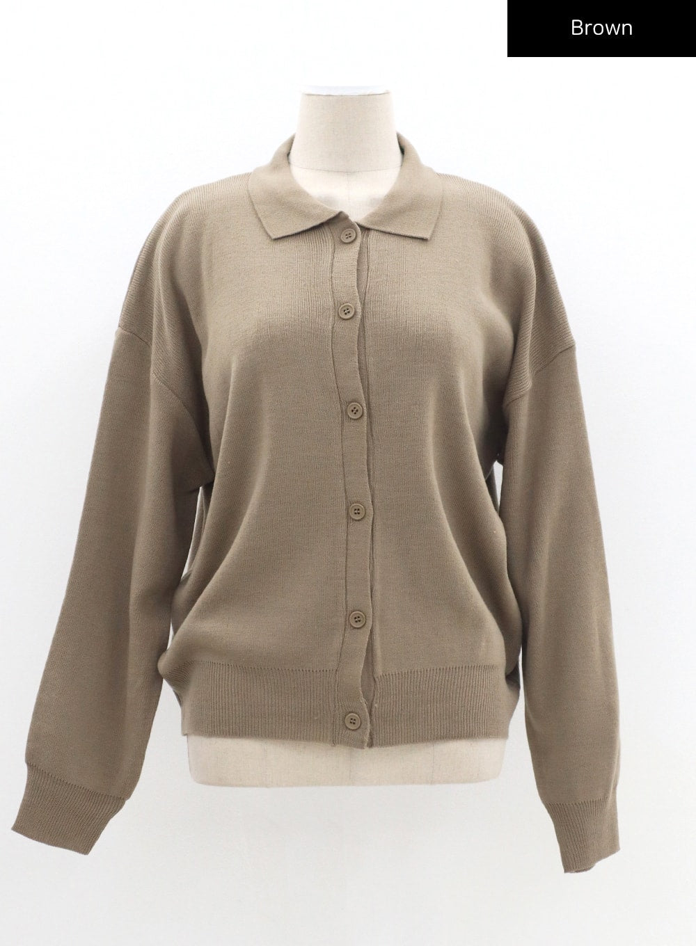 Button Collar Cardigan CM315