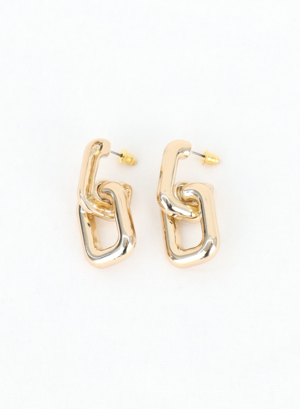 Bold Square Chain Earrings IN302