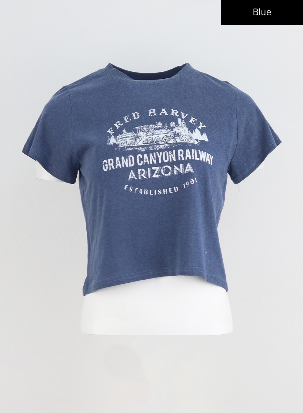 Cotton Graphic Cropped Tee CY331