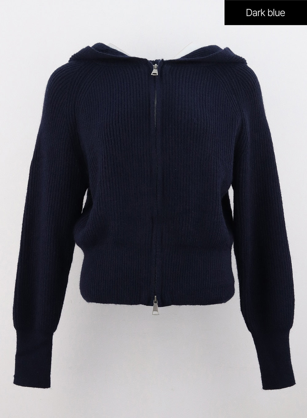 Hoodie Zip-Up Knit Sweater OS305