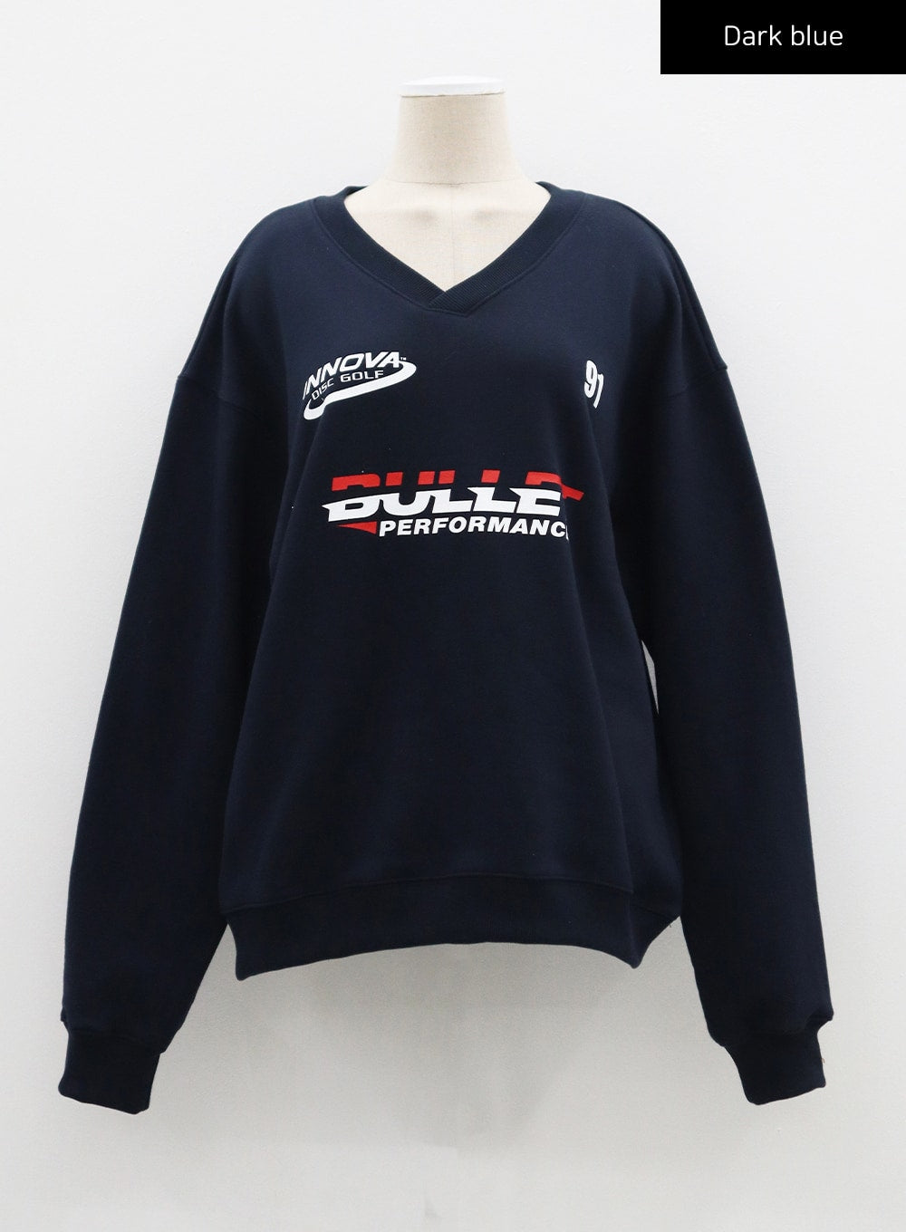 V-Neck Graphic Sweatshirt CF315